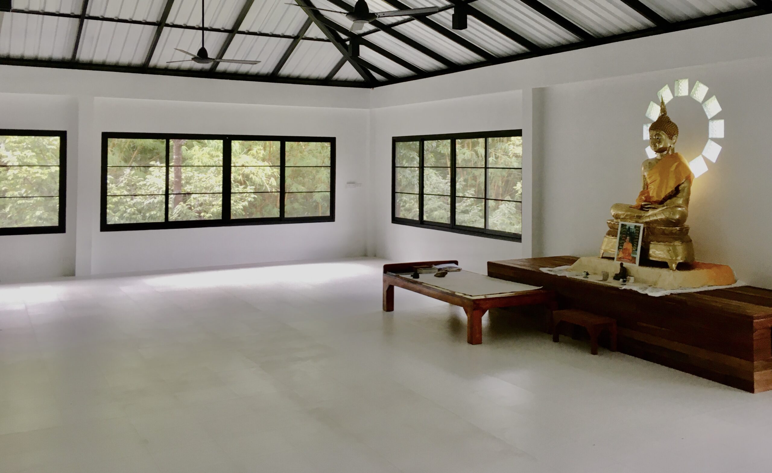 Indriya Retreat vipassana meditation center hilltop view over Koh Phangan Gulf of Thailand